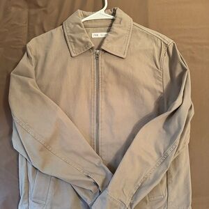 Zara Men's Beige Lightweight Jacket